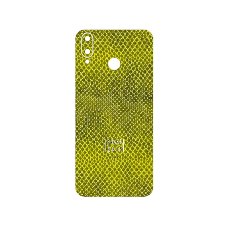 برچسب پوششی ماهوت مدل Yellow Snake Skin مناسب برای گوشی موبایل جی پلاس Q10