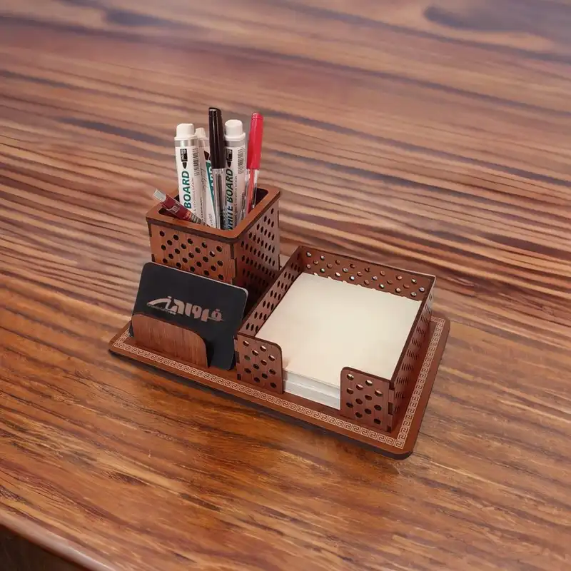 استند لوازم اداری رومیزی مدل فروردین بسته 2 عددی