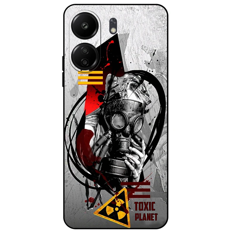 کاور مگافون طرح سمی مدل 2821 مناسب برای گوشی موبایل شیائومی Redmi 13C