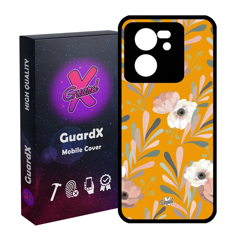کاور گارد ایکس طرح Flower مدل Glass10647 مناسب برای گوشی موبایل شیائومی 13T/13T Pro/Redmi K60 Ultra