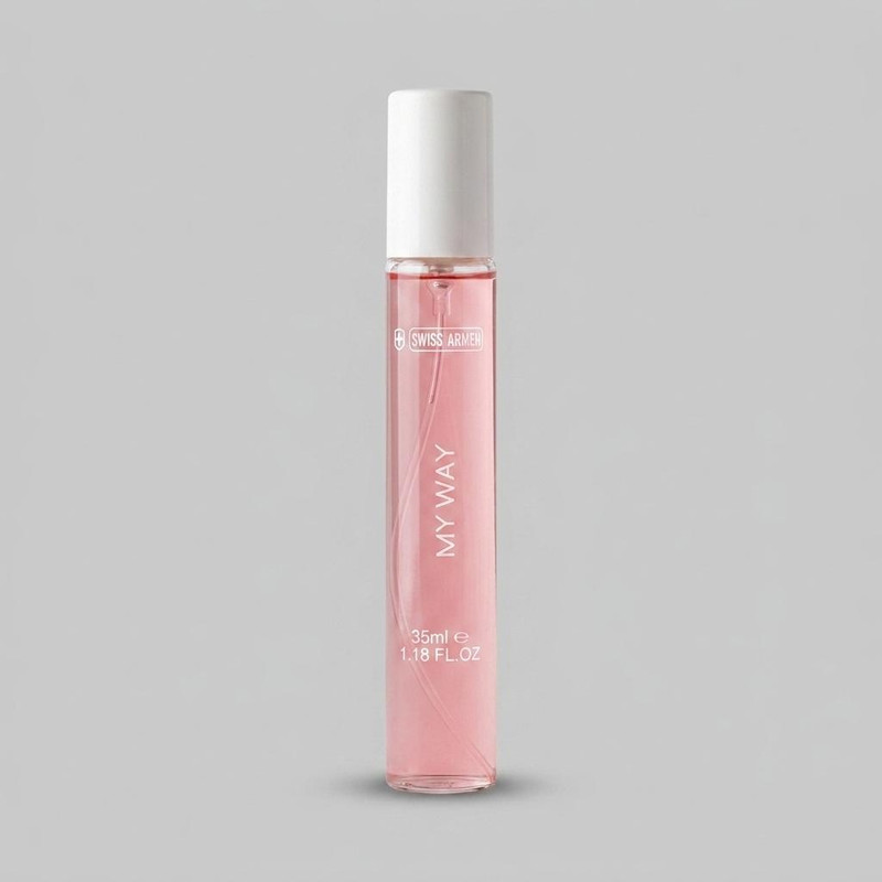 عطر جیبی زنانه سوئیس آرمه مدل MY WAY با رایحه معتدل حجم 35 میلی‌لیتر
