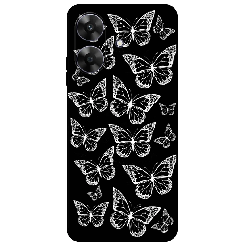 کاور مگافون طرح پروانه مدل 7244 مناسب برای گوشی موبایل ریلمی Note 60 / Note 60X