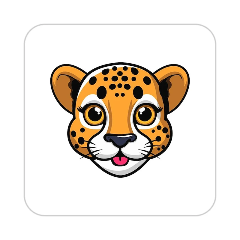 زیر لیوانی کاکتی طرح شیر مدل mp23418