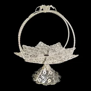 شکلات خوری ملیله کاری مدل پریا دسته گلی کد 208