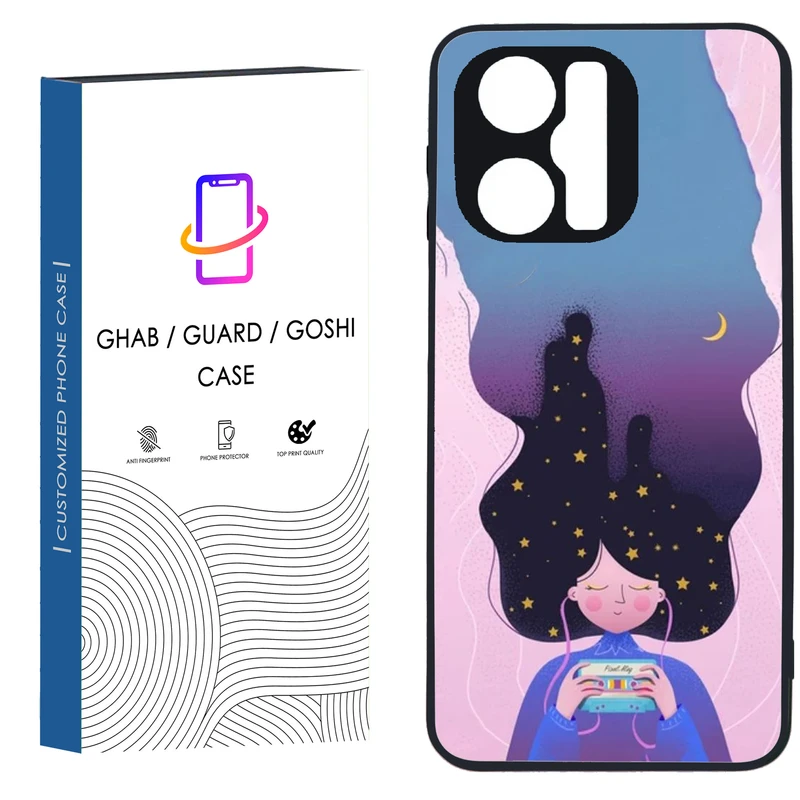 کاور قاب گارد گوشی طرح دخترانه کد 48 - TPU مناسب برای گوشی موبایل  شیائومی Note 12 Pro 5G