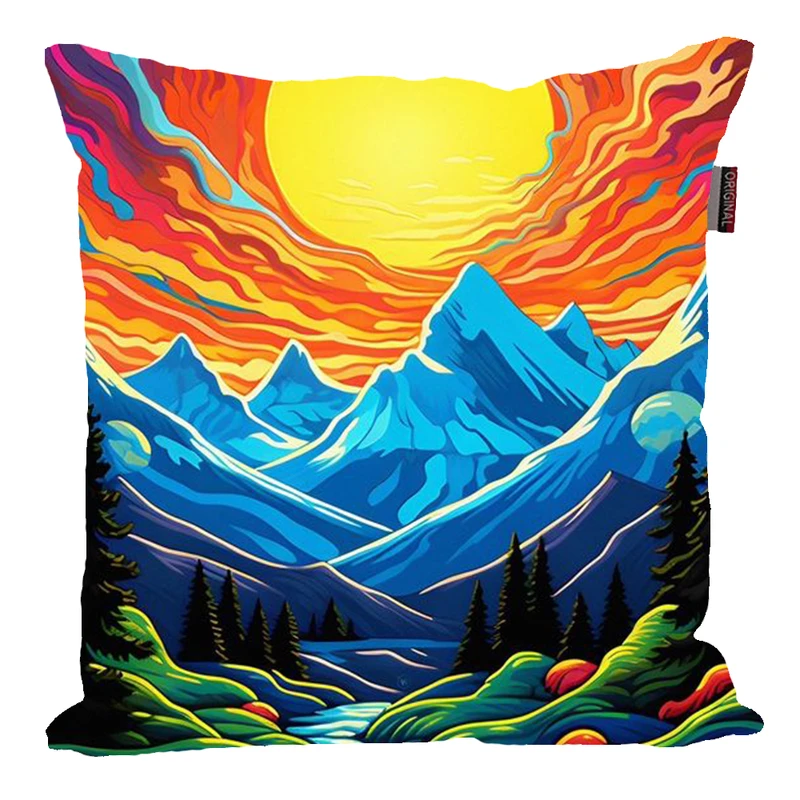 کوسن پاد آفرین مدل منظره طبیعت کد 592