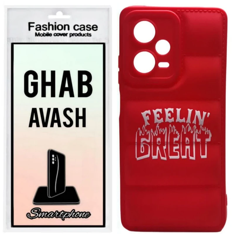 کاور قاب آوش طرح عروسکی مدل پافر 03 مناسب برای گوشی موبایل شیائومی REDMI NOTE12 4G