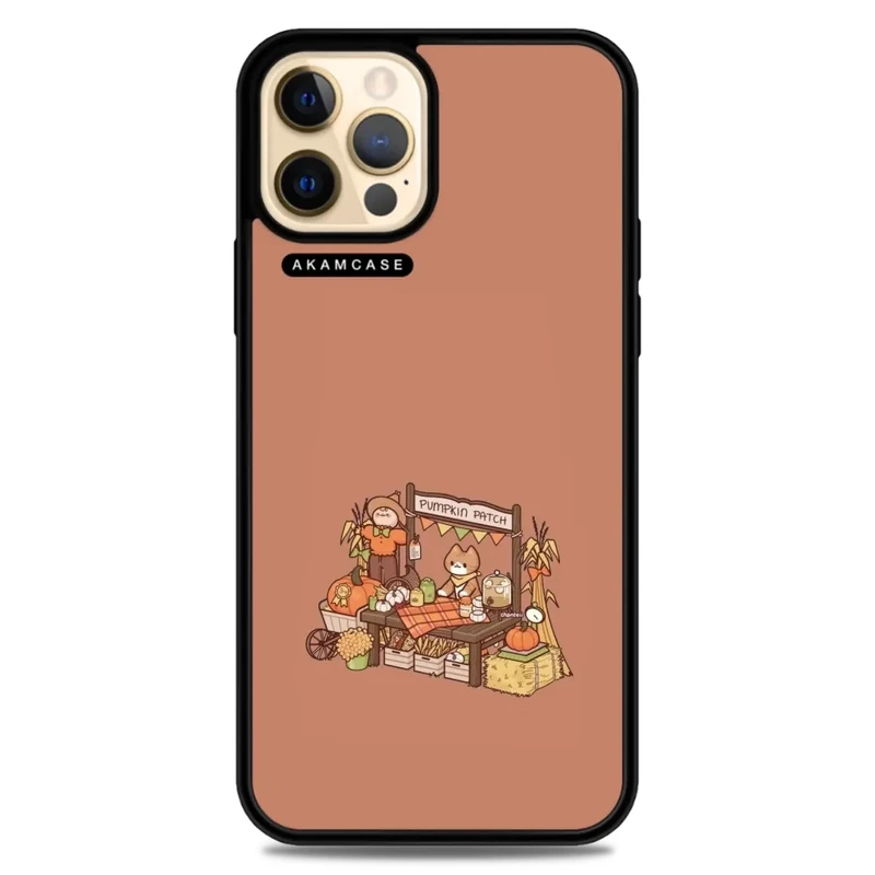 کاور آکام مدل AMC-WA12PRO-PUMPKIN-3 مناسب برای گوشی موبایل اپل iPhone 12 Pro 