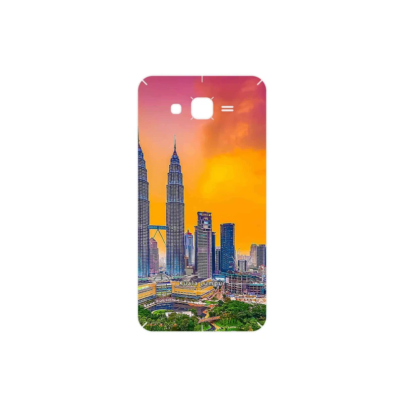 برچسب پوششی ماهوت مدل City of Kuala Lumpur مناسب برای گوشی موبایل سامسونگ Galaxy J7 2015