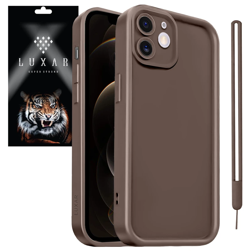 کاور لوکسار مدل iP12 -Puffer band طرح بند دار مناسب برای گوشی موبایل اپل iPhone 12