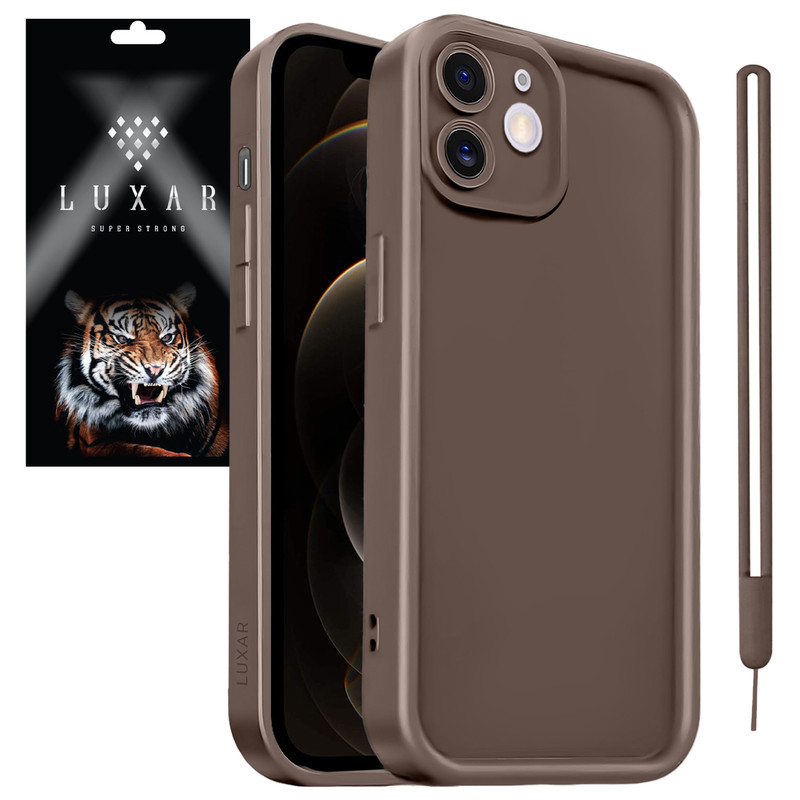 کاور لوکسار مدل iP12 -Puffer band طرح بند دار مناسب برای گوشی موبایل اپل iPhone 12