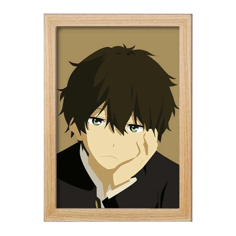 تابلو خندالو مدل اورکی انیمه هیوکا Hyouka  کد 17082