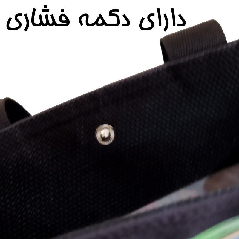 ساک دستی مدل کودک طرح کت چرمی