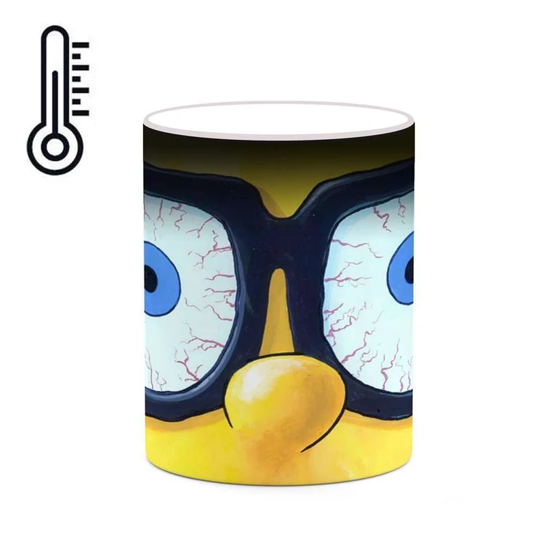 ماگ حرارتی کاکتی مدل کارتون باب اسفنجی کد mgh23471