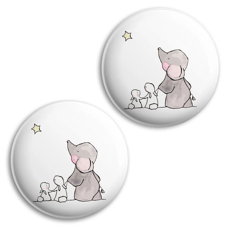 مگنت پرمانه طرح cute کد pmag2.26724 مجموعه 2 عددی