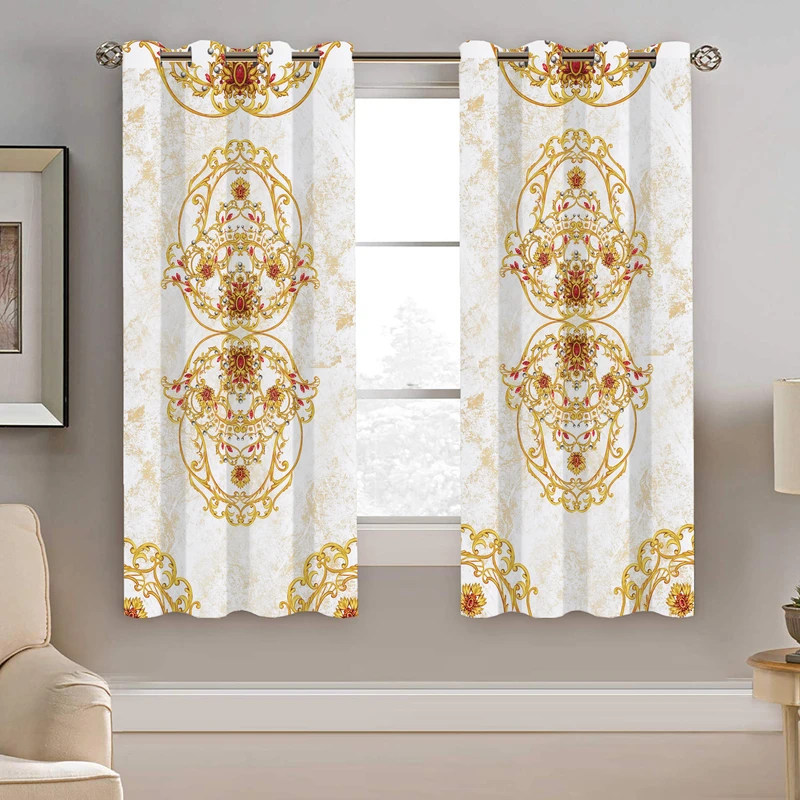 پرده نیروانا طرح سنتی مدل مخمل کد 4581 سایز 140×200 سانتی متر