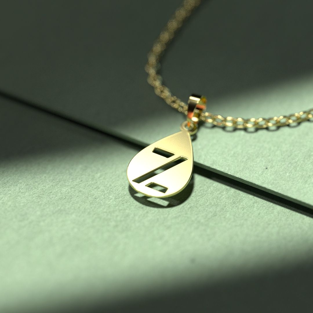 گردنبند طلا 18 عیار زنانه مدوپد مدل حرف z کد SS2-1-1246 - - 4