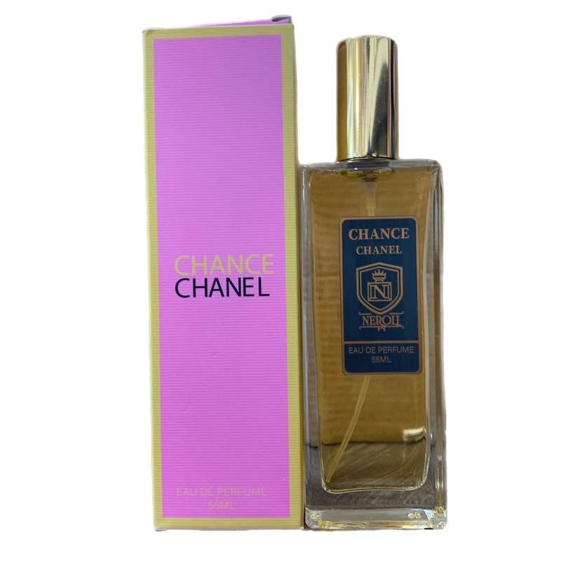 ادوپرفیوم زنانه نرولی مدل chance chanel حجم 55 میلی لیتر ادوپرفیوم زنانه نرولی مدل chance chanel حجم 55 میلی لیتر