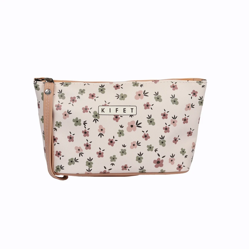 کیف لوازم آرایش زنانه مدل شکوفه کیفت