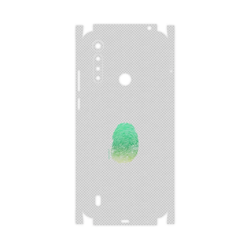 برچسب پوششی ماهوت مدل Minimal Fingerprint-FullSkin مناسب برای گوشی موبایل موتورولا Moto G8 Power Lite