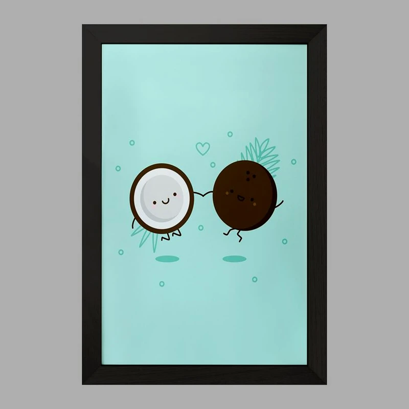 تابلو خندالو مدل نارگیل کد 8624