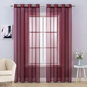 پرده دوخت پانچ حریر مدل ارگانزا سایز 300*275 سانتی متر