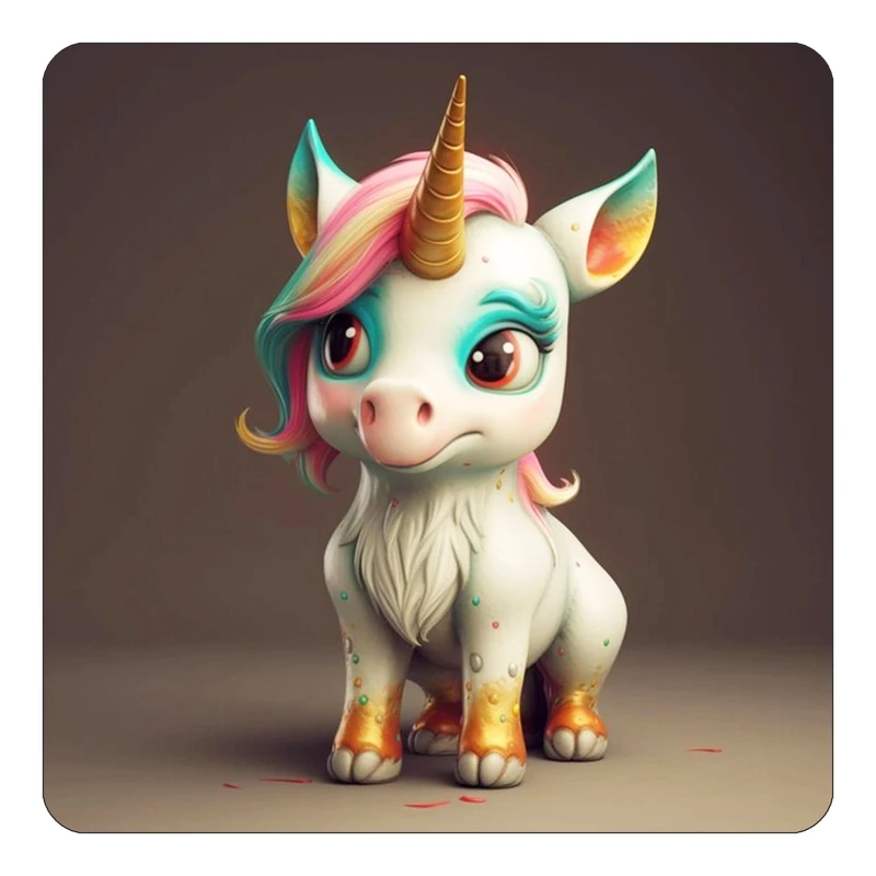 مگنت کاکتی طرح اسب تک شاخ و یونیکورن مدل mp32238