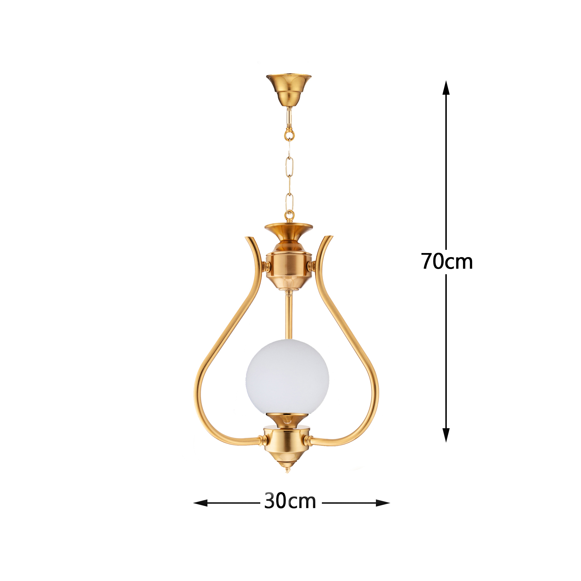 چراغ آویز زیمادور مدل وارنا کد ZD-07