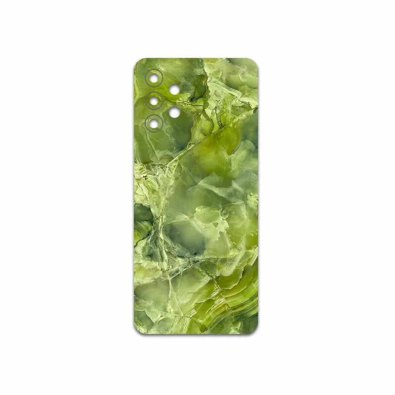 برچسب پوششی ماهوت مدل Green Crystal Marble مناسب برای گوشی موبایل سامسونگ Galaxy A32 4G