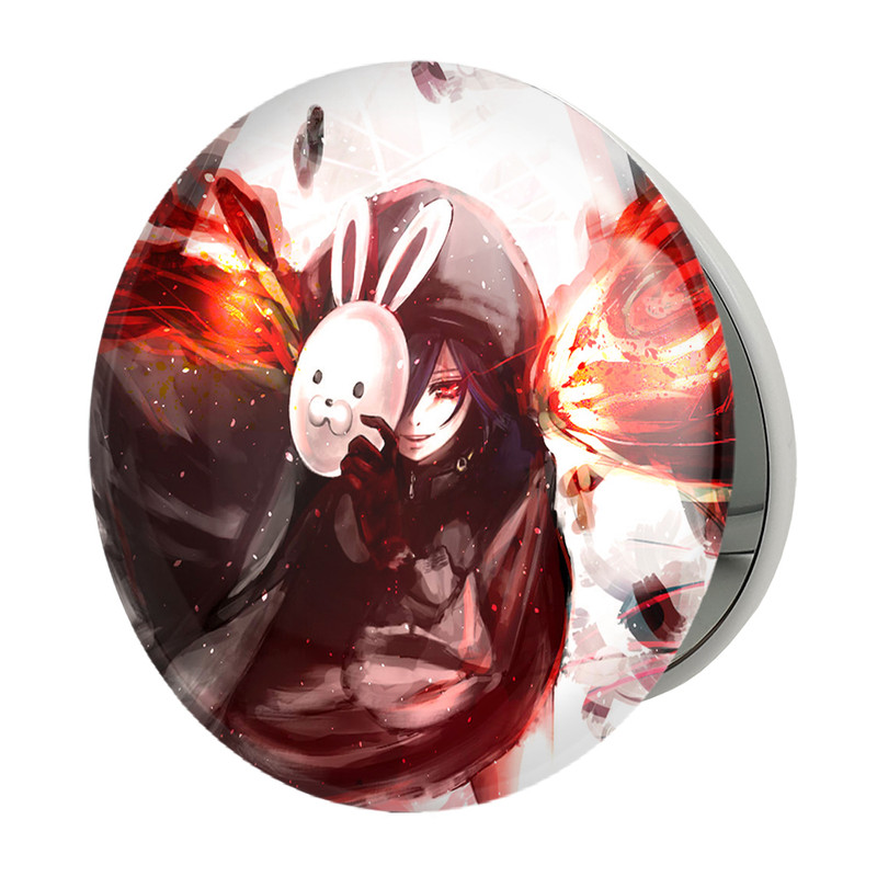 آینه جیبی خندالو طرح توکا کریشیما انیمه توکیو غول Tokyo Ghoul مدل تاشو کد 11914 آینه جیبی خندالو طرح توکا کریشیما انیمه توکیو غول Tokyo Ghoul مدل تاشو کد 11914