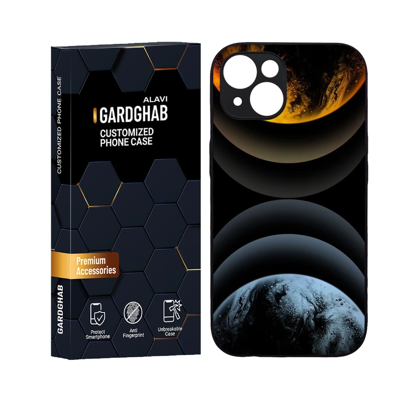 کاور گارد قاب علوی مدل دورژله ای هنری مناسب برای گوشی موبایل اپل iPhone 14