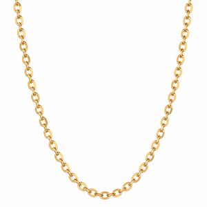 زنجیر حلقه‌ای (فلامینگو) طلا 18 عیار زنانه سوتیکو مدل قلمدانی 030 45cm