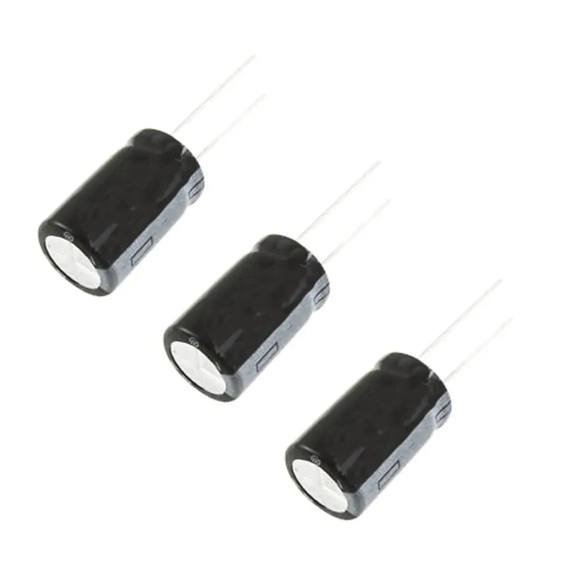 خازن الکترولیتی 22 میکروفاراد مدل KMG 25V بسته 3 عددی