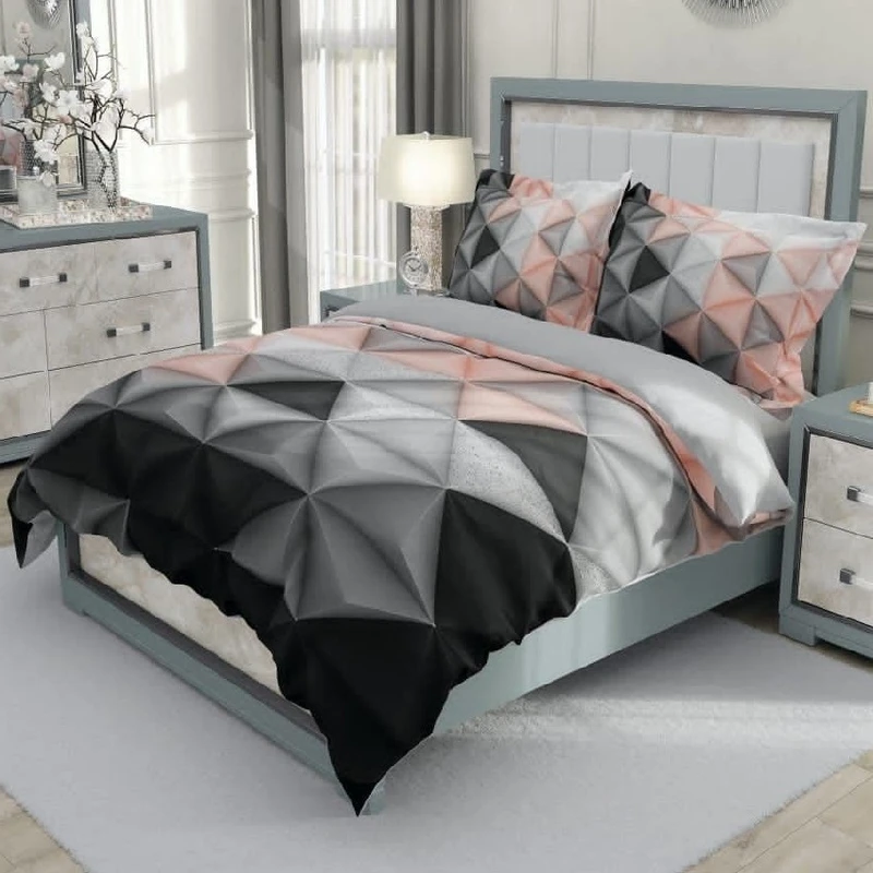 سرویس روتختی مدل شطرنج یک نفره 5 تکه