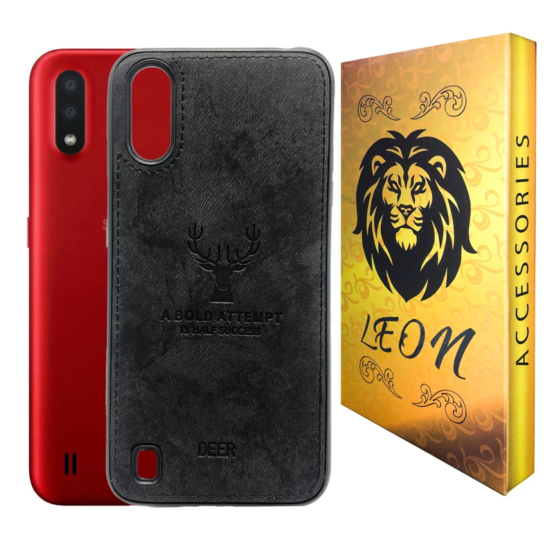 کاور لئون مدل Cervo Oro مناسب برای گوشی موبایل سامسونگ Galaxy A01