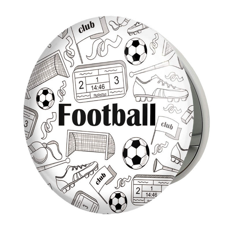آینه جیبی خندالو طرح فوتبال Football مدل تاشو کد 25944 