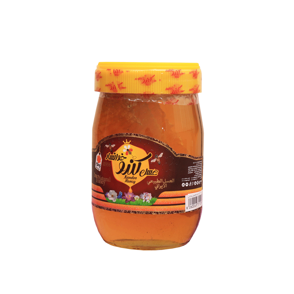 عسل کندو خوانسار با موم - 1300 گرم