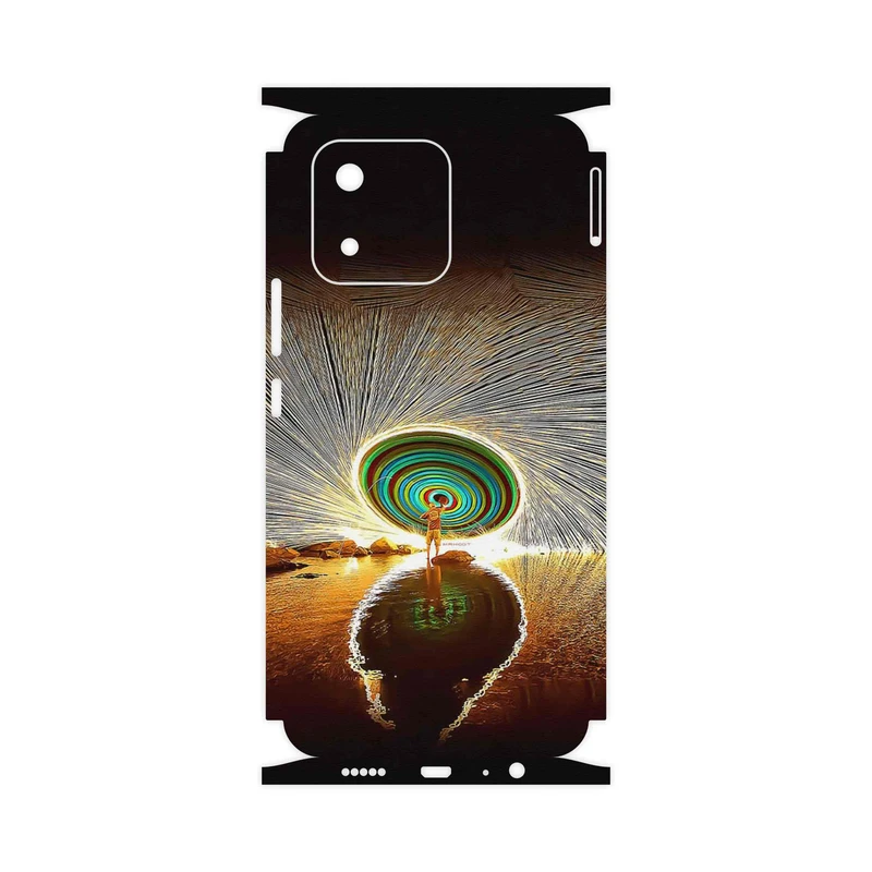 برچسب پوششی ماهوت مدل Night Light Fountain-FullSkin مناسب برای گوشی موبایل آنر X5