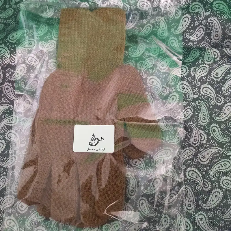 دستکش بافتنی زنانه مدل دخمل کد 01