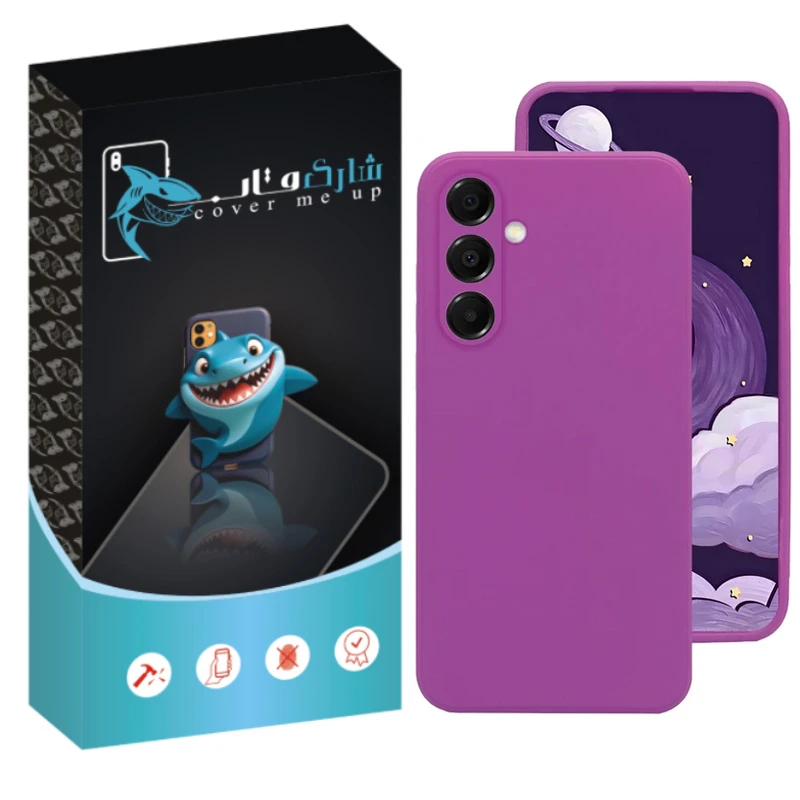 کاور شارک قاب مدل سیلیکونی پاک کنی ORG مناسب برای گوشی موبایل سامسونگ Galaxy S23 FE