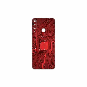 MAHOOT Red Printed Circuit Board Cover Sticker for Huawei Y6p