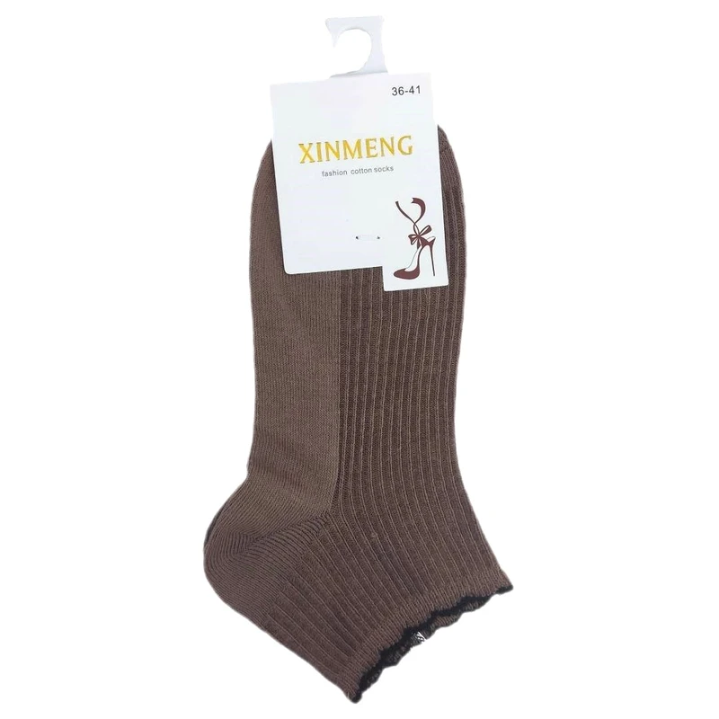 جوراب ساق کوتاه زنانه مدل لبه دلبری کد 3