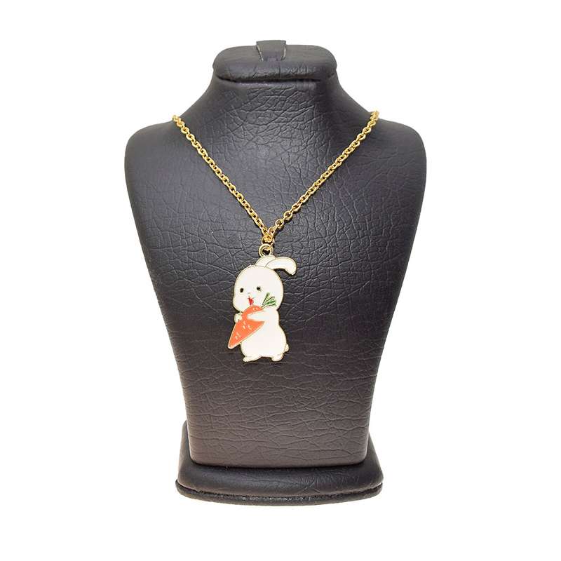 گردنبند دخترانه دلنار گالری مدل خرگوش و هویج گردنبند دخترانه دلنار گالری مدل خرگوش و هویج