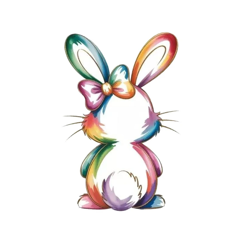 استیکر پارچه و لباس پاد آفرین مدل طرح خرگوش کد 863