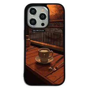AKAM AMC-WA14PRO-COFFEE-11 Cover For Apple iPhone 14 Pro