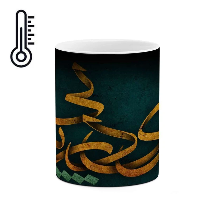 ماگ حرارتی کاکتی مدل عکس نوشته کد  mgh12629