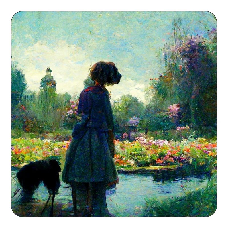 مگنت کاکتی طرح نقاشی رنگ روغن مدل mp73354