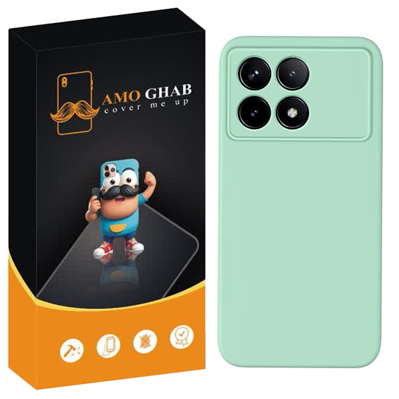 کاور عمو قاب مدل سیلیکونی پاک کنی مناسب برای گوشی موبایل شیائومی Poco F6 Pro