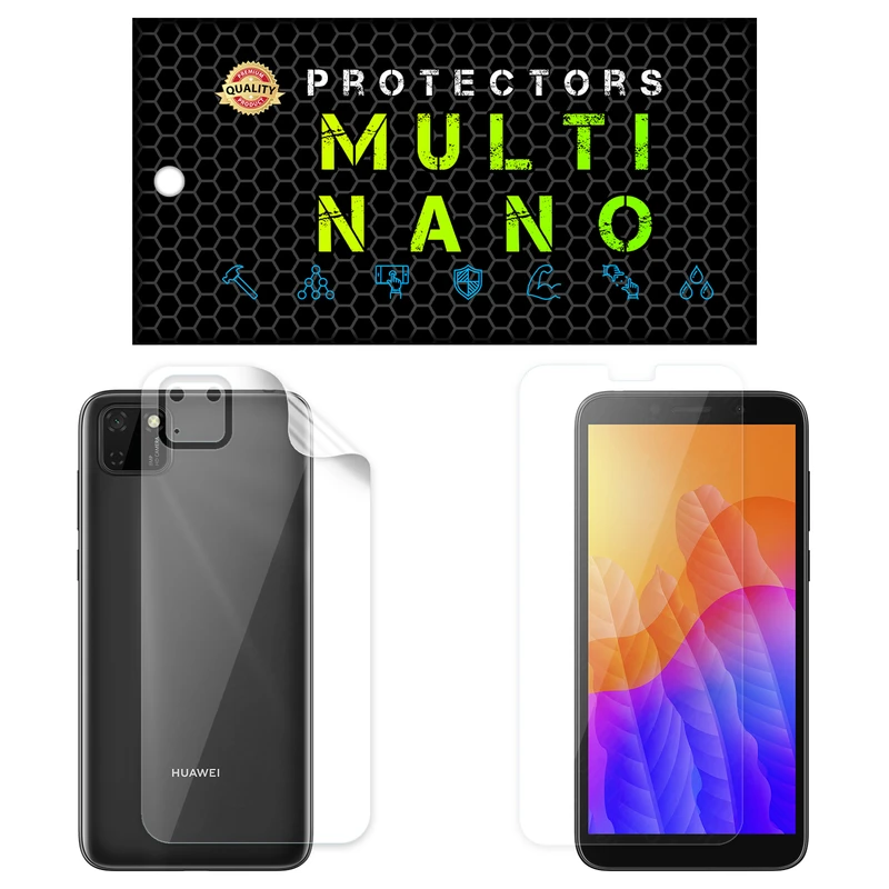 محافظ صفحه نمایش مولتی نانو مدل X-SFT مناسب برای گوشی موبایل هوآوی Y5P به همراه محافظ پشت