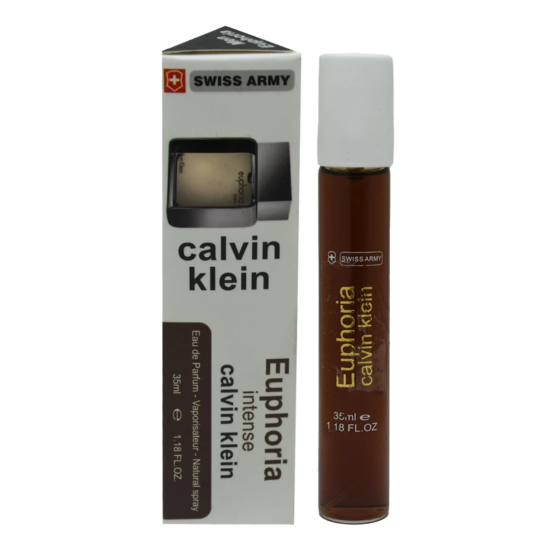 عطر جیبی مردانه سوئیس آرمی مدل سی کی ایفوریا حجم 35 میلی لیتر